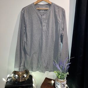 Men’s Grey Henley